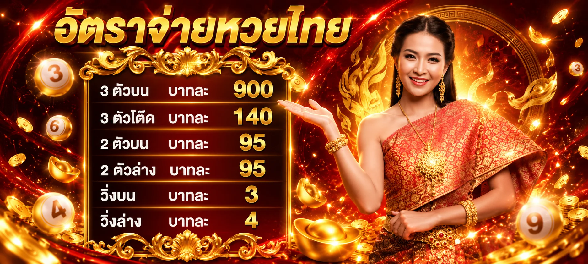 หวยออนไลน์ GKINGBET จ่ายเรทสูงบาทละ 900