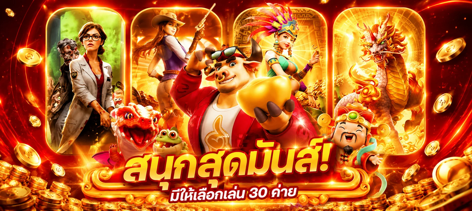 รวมค่ายเกมสล็อตคาสิโนออนไลน์บน GKINGBET